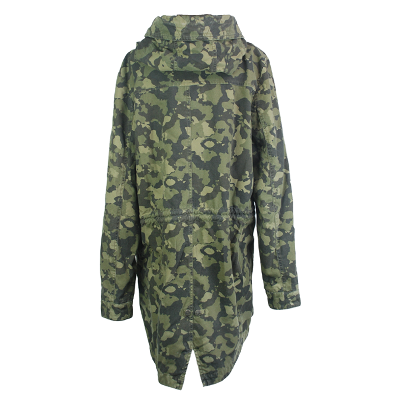 Unisex Outdoor Camouflage Windproof Waterproof Protective Autumn Longer Jackets